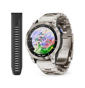 Смарт-годинник Garmin D2 Mach 1 Aviator Smartwatch with Vented Titanium Bracelet (010-02582-51) 010-02582-51 фото