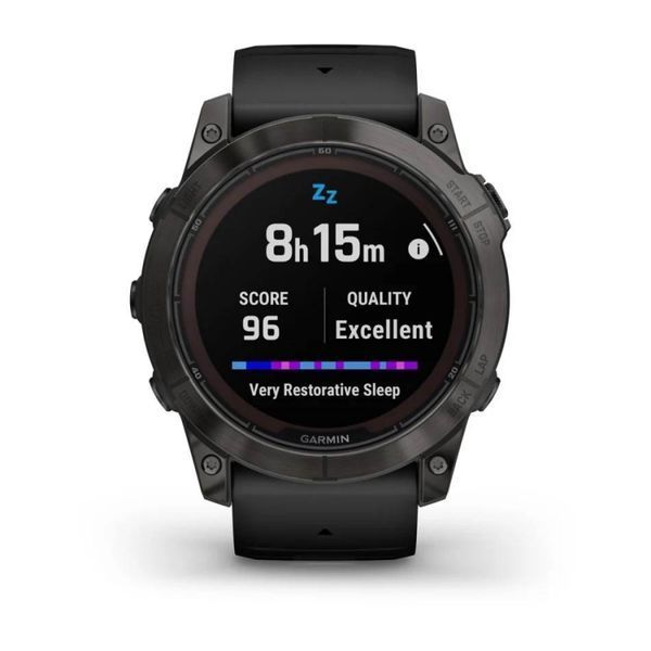 Смарт-годинник Garmin Fenix 7X Pro  Sapphire Solar Edition Carbon Grey DLC Titanium with Black Band (010-02778-11) 010-02778-11 фото