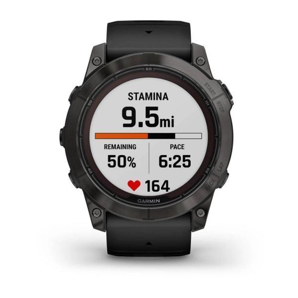 Смарт-годинник Garmin Fenix 7X Pro  Sapphire Solar Edition Carbon Grey DLC Titanium with Black Band (010-02778-11) 010-02778-11 фото