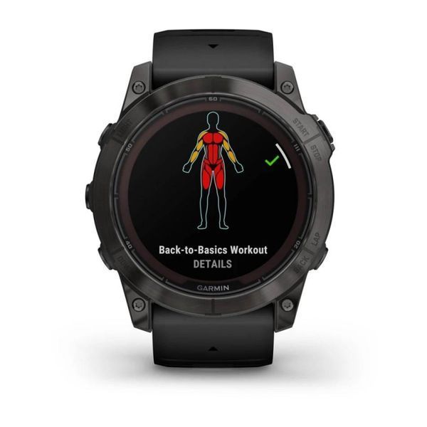Смарт-годинник Garmin Fenix 7X Pro  Sapphire Solar Edition Carbon Grey DLC Titanium with Black Band (010-02778-11) 010-02778-11 фото