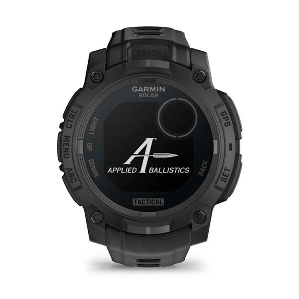 Смарт-годинник Garmin Instinct 3 45 mm Solar Tactical Edition Black with Black Band (010-02934-50) 010-02934-50 фото