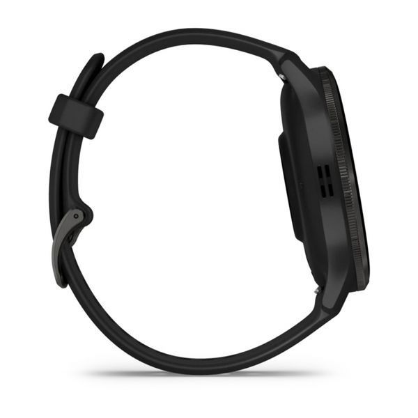 Смарт-годинник Garmin Venu 3 Slate stainless steel bezel with black case and silicone band (010-02784-01) 010-02784-01 фото