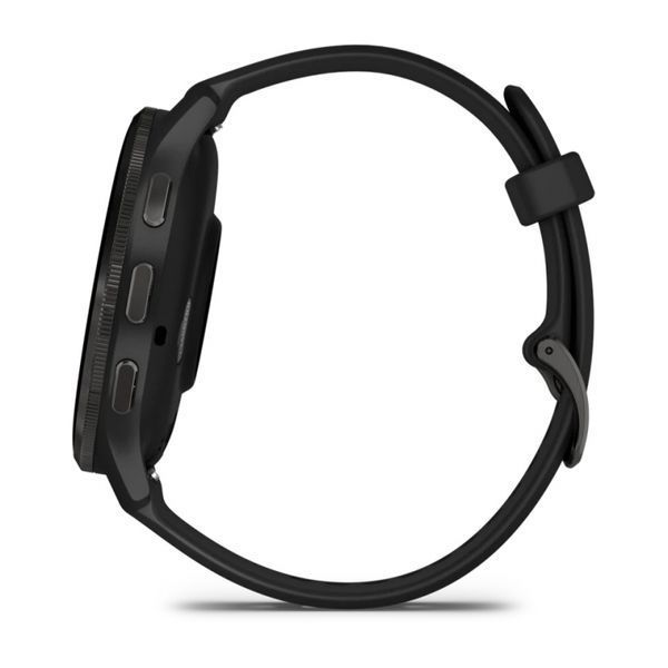 Смарт-годинник Garmin Venu 3 Slate stainless steel bezel with black case and silicone band (010-02784-01) 010-02784-01 фото
