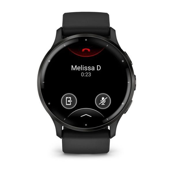 Смарт-годинник Garmin Venu 3 Slate stainless steel bezel with black case and silicone band (010-02784-01) 010-02784-01 фото