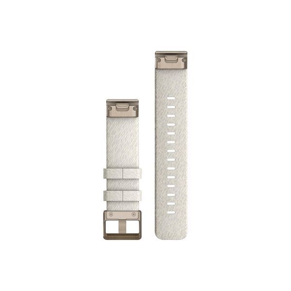 Ремінець Garmin QuickFit 20 Watch Bands Cream Heathered Nylon with Cream Gold Hardware (010-13102-07) 010-13102-07 фото