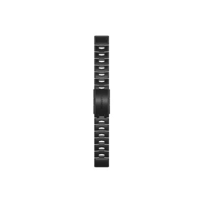 Ремінець Garmin QuickFit 22 Watch Bands Vented Titanium Bracelet with Carbon Grey DLC Coating (010-12863-09) 010-12863-09 фото