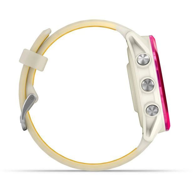 Смарт-годинник Garmin Forerunner 570  42mm Raspberry Aluminium with Translucent Bone/Mango Band (010-02970-02) 010-02970-02 фото