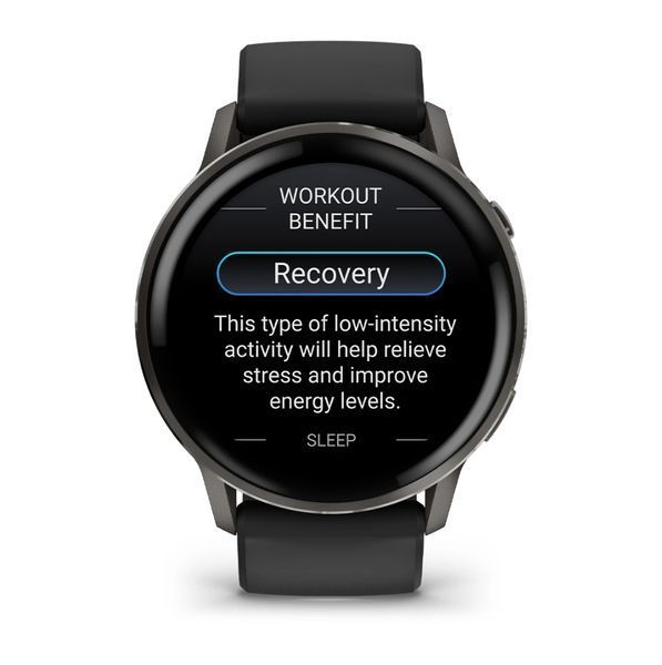 Смарт-годинник Garmin Venu 4  45 mm Slate with Black Silicone Band (010-03014-00) 010-03014-00 фото