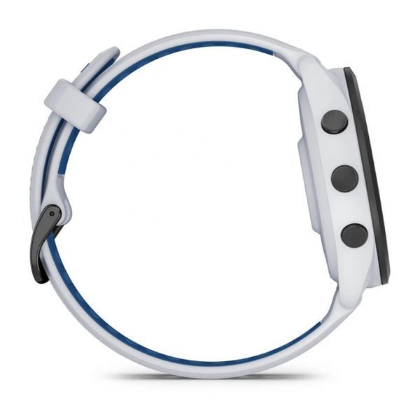 Смарт-годинник Garmin Forerunner 265 Black Bezel with Whitestone Case and Whitestone/Tidal Blue Silicone Band (010-02810-11) 010-02810-11 фото