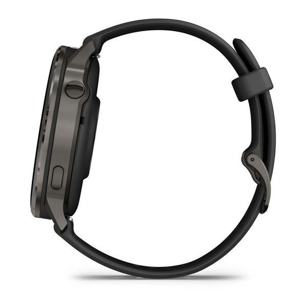 Смарт-годинник Garmin Venu 4  45 mm Slate with Black Silicone Band (010-03014-00) 010-03014-00 фото