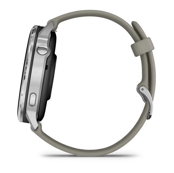 Смарт-годинник Garmin Venu 4  45 mm Silver with Silver Grey Silicone Band (010-03014-01)  010-03014-01 фото