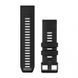 Ремінець Garmin QuickFit 26 Watch Bands Black/Pebble Gray Silicone (010-13393-00) 010-13393-00 фото 1