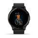 Смарт-годинник Garmin Venu 3 Slate stainless steel bezel with black case and black leather band (010-02784-52)  010-02784-52 фото 5