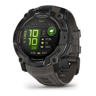 Смарт-годинник Garmin Instinct 3  50 mm AMOLED Black with Charcoal Band (010-03020-00) 010-03020-00 фото
