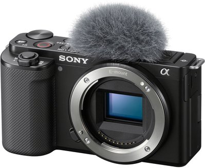 Компактний фотоапарат зі змінним об'єктивом Sony ZV-E10 body Black (ILCZVE10B.CEC) ILCZVE10B.CEC фото