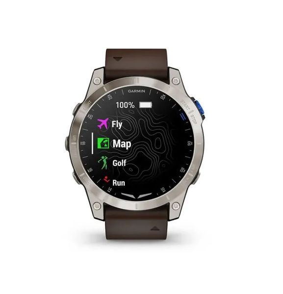Смарт-годинник Garmin D2 Mach 1 Aviator Smartwatch with Oxford Brown Leather Band (010-02582-55) 010-02582-55 фото