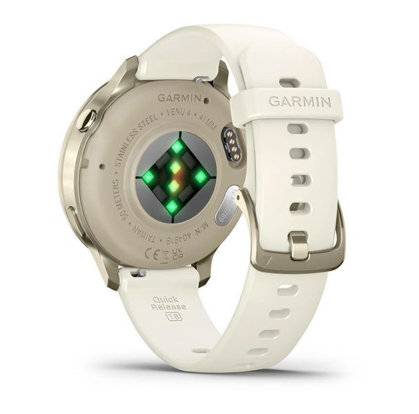 Смарт-годинник Garmin Venu 4 41 mm Lunar Gold with Bone Silicone Band (010-03013-00) 010-03013-00 фото