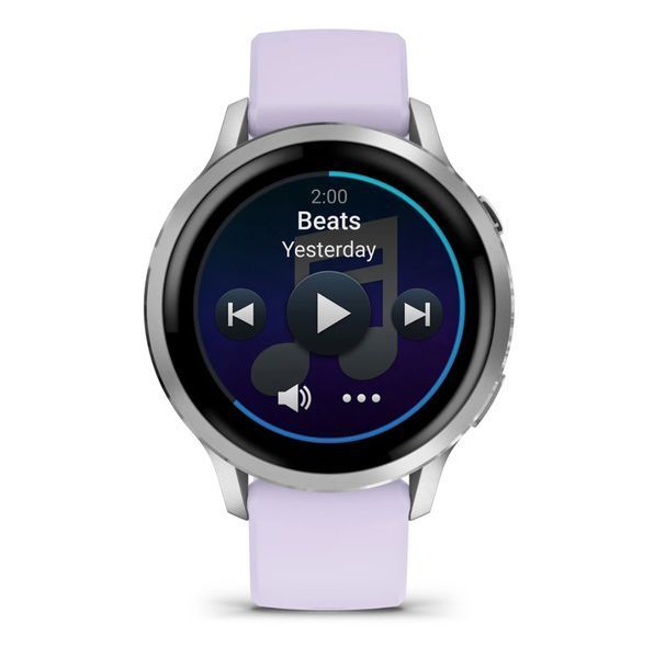 Смарт-годинник Garmin Venu 4 41 mm Silver with Periwinkle Silicone Band (010-03013-01) 010-03013-01 фото