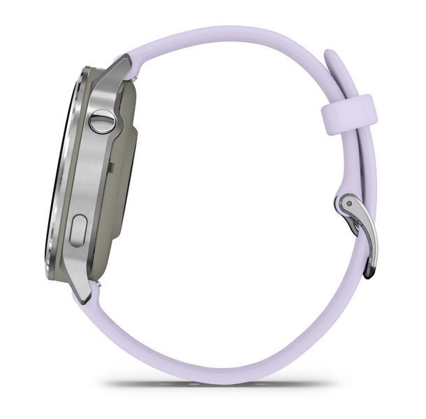 Смарт-годинник Garmin Venu 4 41 mm Silver with Periwinkle Silicone Band (010-03013-01) 010-03013-01 фото