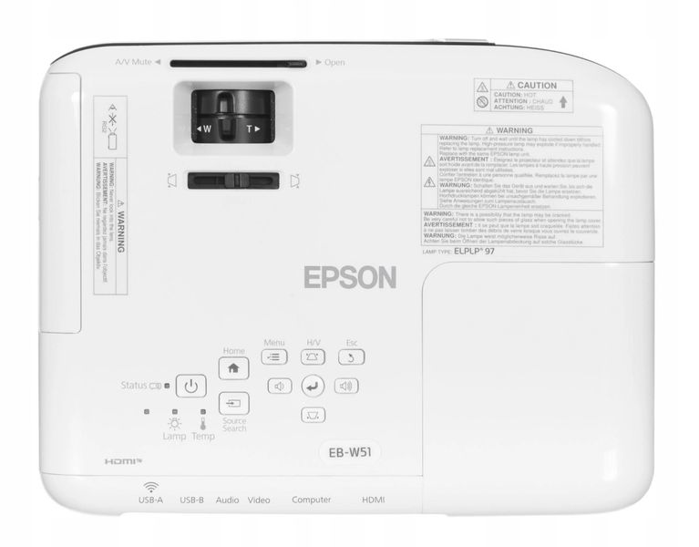 Мультимедійний проектор Epson EB-W51 (V11H977040) V11H977040 фото