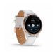 Смарт-годинник Garmin Venu 2S Rose Gold with White Leather Band (010-02429-23) 010-02429-23 фото 3