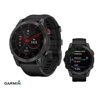 Смарт-годинник Garmin Epix (Gen 2) Sapphire  Black Titanium (010-02582-11) 010-02582-11 фото