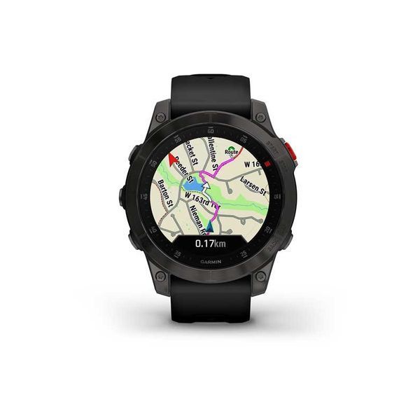 Смарт-годинник Garmin Epix (Gen 2) Sapphire  Black Titanium (010-02582-11) 010-02582-11 фото