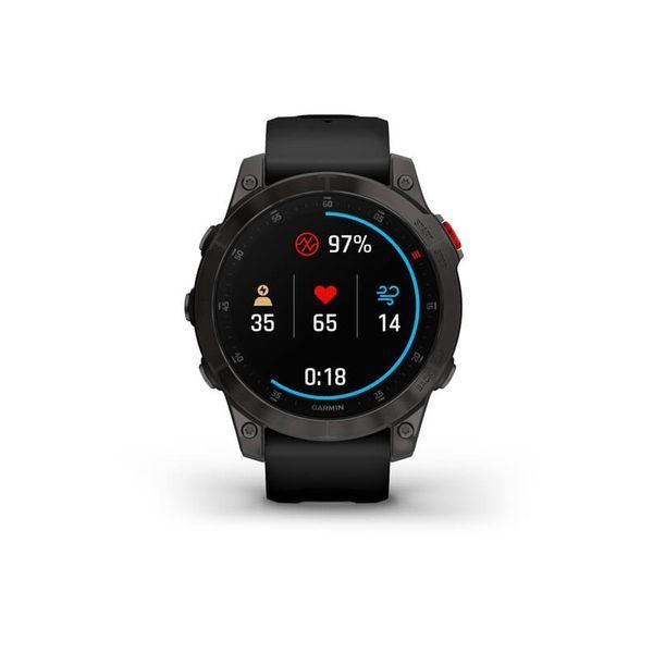 Смарт-годинник Garmin Epix (Gen 2) Sapphire  Black Titanium (010-02582-11) 010-02582-11 фото