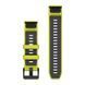 Ремінець Garmin QuickFit 22 Watch Bands Amp Yellow/Graphite Silicone (010-13392-08) 010-13392-08 фото 2