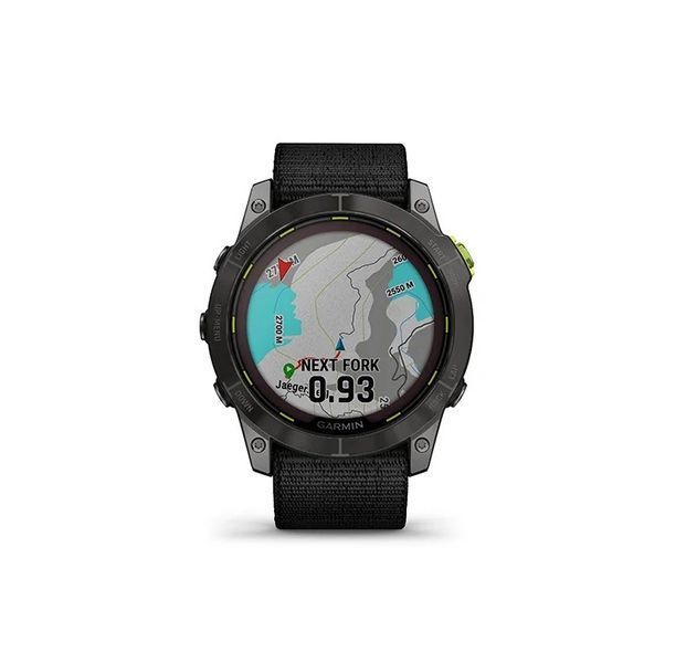 Смарт-годинник Garmin Enduro 2 Carbon Gray DLC Titanium with Black UltraFit Nylon Strap (010-02754-01) 010-02754-01 фото