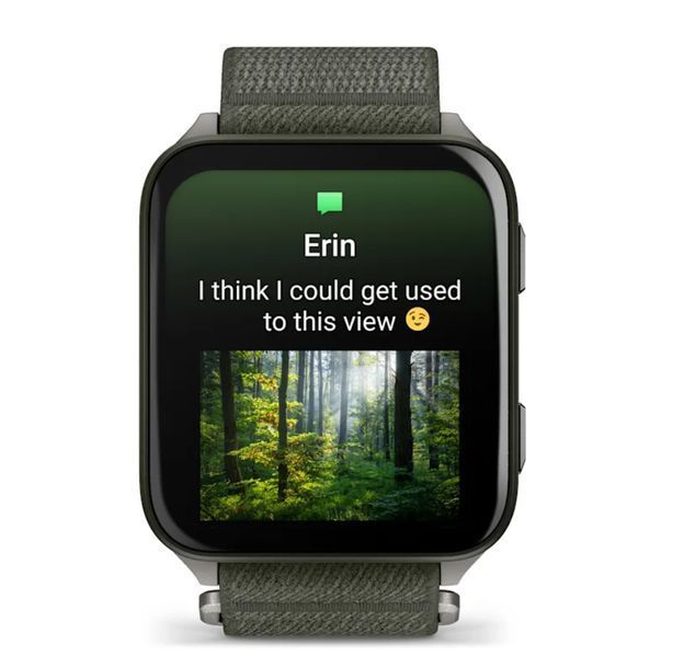 Смарт-годинник Garmin Venu X1 Moss with Titanium Caseback and Moss ComfortFit Nylon Band (010-02980-03) 010-02980-03 фото