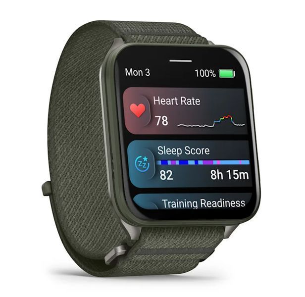 Смарт-годинник Garmin Venu X1 Moss with Titanium Caseback and Moss ComfortFit Nylon Band (010-02980-03) 010-02980-03 фото