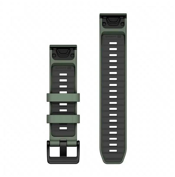 Ремінець Garmin QuickFit 22 Watch Bands Willow/Graphite Silicone (010-13392-04) 010-13392-04 фото