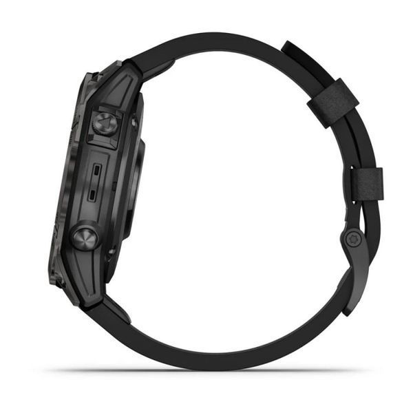 Смарт-годинник Garmin Epix Pro (Gen 2)  Sapphire Edition 47 mm Carbon Grey DLC Titanium with Black Leather Band (010-02803-30) 010-02803-30 фото