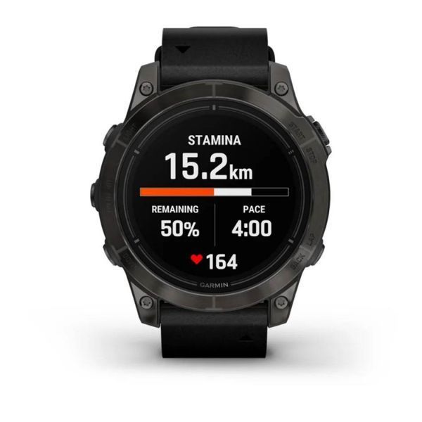 Смарт-годинник Garmin Epix Pro (Gen 2)  Sapphire Edition 47 mm Carbon Grey DLC Titanium with Black Leather Band (010-02803-30) 010-02803-30 фото