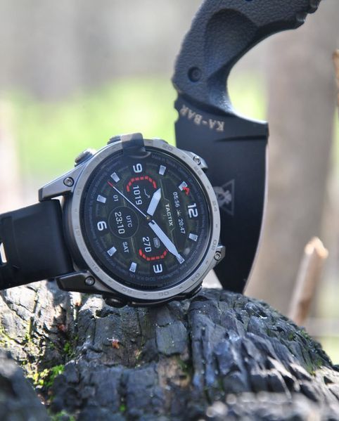 Смарт-годинник Garmin tactix 8 47 mm AMOLED Includes Applied Ballistics Ultralight Solver (010-03405-01)  010-03405-01 фото