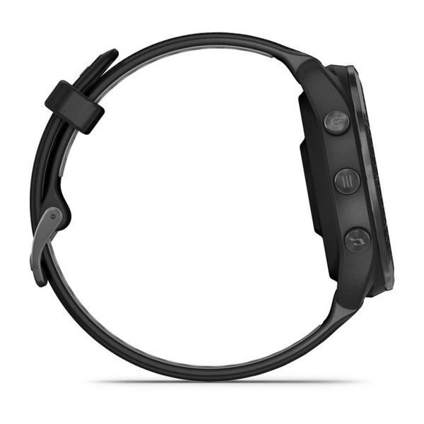 Смарт-годинник Garmin Forerunner 965 Carbon Grey DLC Titanium Bezel with Black Case and Black/Powder Grey Silicone Band (010-02809-10) 010-02809-10 фото