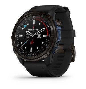 Смарт-годинник Garmin Descent Mk3i 51 мм Carbon Grey DLC Titanium with Black Silicone Band (010-02752-11) 010-02752-11 фото