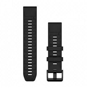 Ремінець Garmin QuickFit 22 Watch Bands Black Silicone (010-13392-02) 010-13392-02 фото