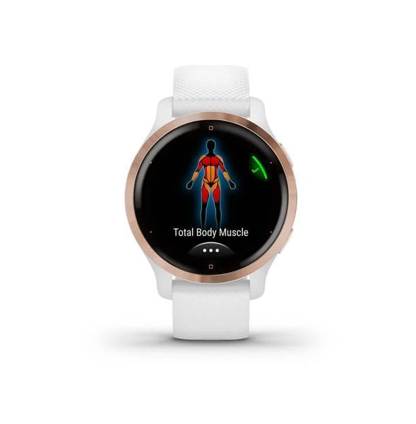 Смарт-годинник Garmin Venu 2S Rose Gold Bezel with White Case and Silicone Band (010-02429-13) 010-02429-13 фото