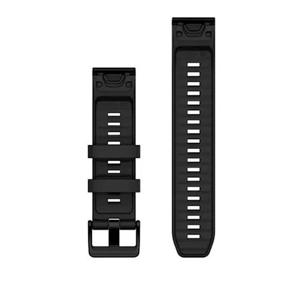 Ремінець Garmin QuickFit 22 Watch Bands Black Silicone (010-13392-02) 010-13392-02 фото