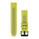 Ремінець силіконовий Garmin QuickFit 22 Watch Bands Electric Lime/Graphite Silicone (010-13280-03) 010-13280-03 фото 1