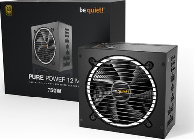 Блок живлення be quiet! Pure Power 12 M 750W 80 Plus Gold ATX 3.0 (BN343) BN343 фото
