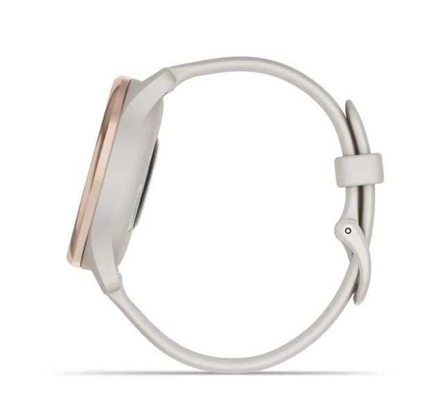 Смарт-годинник Garmin Vivomove Trend Peach Gold S. Steel Bezel w. Ivory Case and S. Band (010-02665-01) 010-02665-01 фото