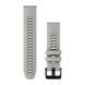Ремінець силіконовий Garmin QuickFit 22 Watch Bands Fog Grey/Moss Silicone (010-13280-08) 010-13280-08 фото 1