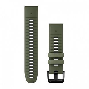 Ремінець силіконовий Garmin QuickFit 22 Watch Bands Moss/Graphite Silicone (010-13280-07) 010-13280-07 фото