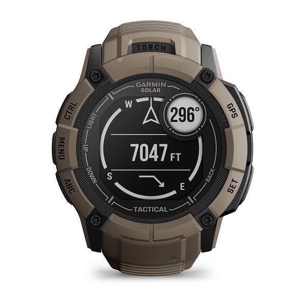 Смарт-годинник Garmin Instinct 2X Solar Tactical Edition Coyote Tan (010-02805-02) 010-02805-02 фото