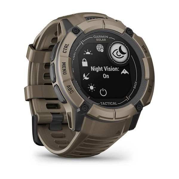 Смарт-годинник Garmin Instinct 2X Solar Tactical Edition Coyote Tan (010-02805-02) 010-02805-02 фото