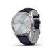 Смарт-Годинник Garmin Vivomove Luxe Silver-Blue Leather (010-02241-20) 010-02241-20 фото 1