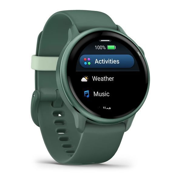 Смарт-годинник Garmin Vivoactive 6&nbsp;Metallic Jasper Green with Jasper Green Band (010-02985-02)  010-02985-02 фото